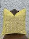 Geometric Gold Velvet Cushion