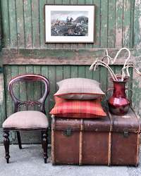 Furniture: Linwood Wool Balloon Back Chair