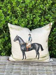 Racing Horse Cushion