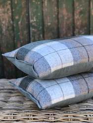 Cushions: Eltham Seaglass Wool Bolster Cushion