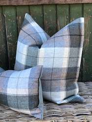 Cushions: Eltham Seaglass Flanged Cushion
