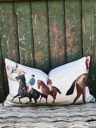 Horse Racing Lumbar Cushion