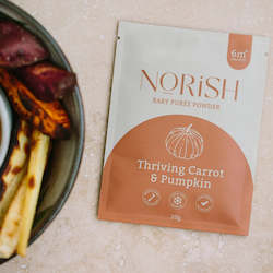 Haakaa: Baby Purée Powder: Thriving Carrot and Pumpkin - Norish