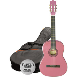 Musical instrument: Ashton classic guitar pack 3/4, pink