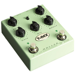 Trex moller overdrive with clean boost effects pedal