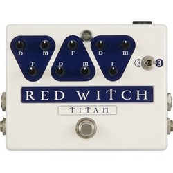 Red witch delay guitar pedal titan
