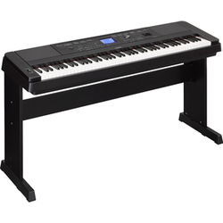 Yamaha portable digital piano, weighted keys, black