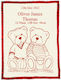 Personalized baby blanket Merino wool - Bear pattern