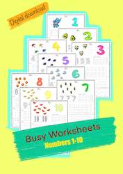 Adult, community, and other education: Busy Worksheets - Numbers