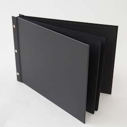 Adult, community, and other education: Photo Booth Guestbook Album - Black Pages