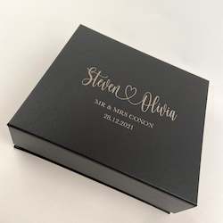 Luxury Personalised Wedding Keepsake Box