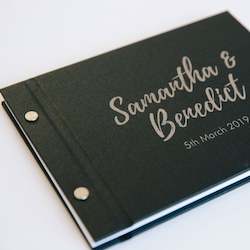 Adult, community, and other education: Personalised Artisan Wedding Guestbook
