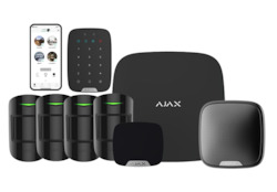 Security system installation: AJAX Wireless Kit - Silver Package