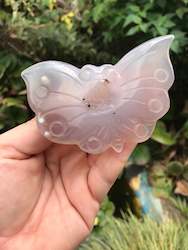 Agate Geode Butterfly