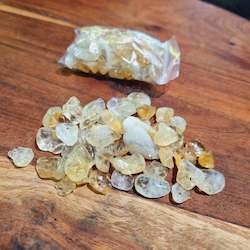 Tumble Stones: Citrine Drilled Chip Bag