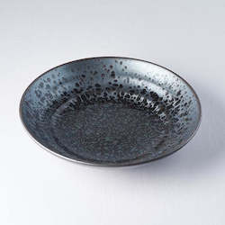 Kitchenware: Black Pearl Flat Serving Bowl