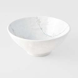 Kitchenware: White Blossom Udon Bowl
