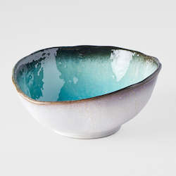 Kitchenware: Sky Blue Large Uneven Bowl