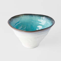 Kitchenware: Sky Blue Ikebana Deep Bowl