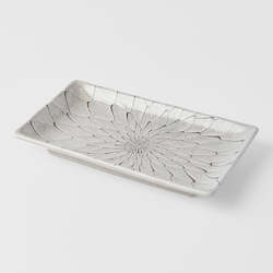 Kitchenware: White Net Sushi Plate