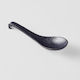 Matte Black Large Ceramic Spoon