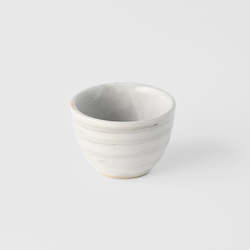 Textured White Sake Cup