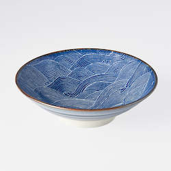 Kitchenware: Blue Wave Ramen Bowl