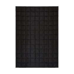 Midnight Black Sustainable Down - Puffy Blanket