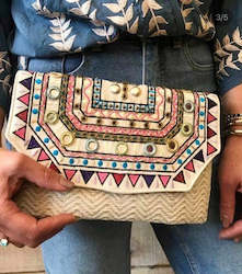 Indian Beaded Embellished Clutch