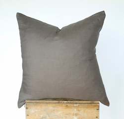 Linen Khaki Grey Cushion