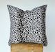 Leopard + Grey Cushion