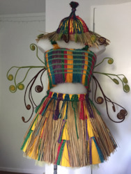 Fashion design: Handwoven Contemporary Rainbow Punga Fairy
