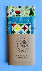 Screen printing: Beeswax Wrap Starter Pack - KererÅ«