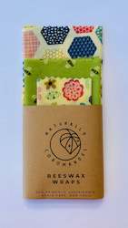 Beeswax Wrap Starter Pack - Honey to the Bee