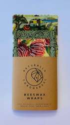 Screen printing: Beeswax Wrap Starter Pack - A Kiwiana Summer