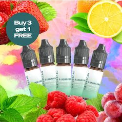 E-Liquid CBD - Pack 5 Flavours (Buy 3, Get 1 Free Offer)