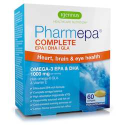 Health supplement: Pharmepa COMPLETE Omega 3 (previously MAINTAIN)
