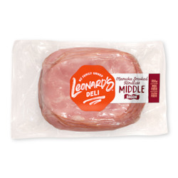 Butchery: MIDDLE BACON 250G - LEONARDS