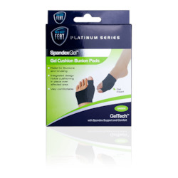Platinum Series Spandex Gel Cushion Bunion Pads For Helping with Plantar Fasciitis