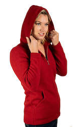 Womens Merino: Hooded Zip Jacket