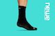 newe 'Staple' merino sock - Black & White