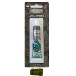Artist supply: Art Alchemy-Lucky Emerald Gilding wax