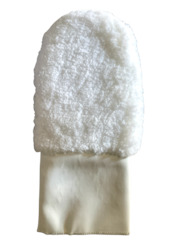 Woolly Glove for decorative paint effects.