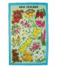 Floral tea towel