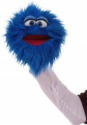 Pet: Fluff Blue 20cm Hand Puppet (Code 218)