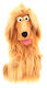 Lulu Shaggy Dog 50cm Hand Puppet (code 205)