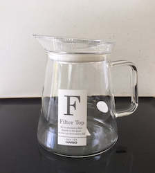 Filter Top Teapot - Tea pot attached filter for easy pouring