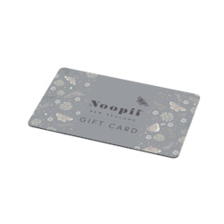 Product design: Noopii Gift Card