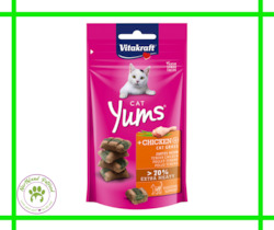 Store-based retail: Vitakraft Yums Cat - Chicken + Cat Grass 40g