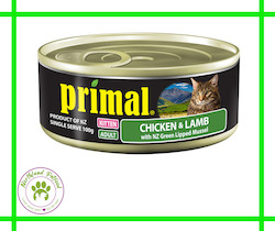 Primal Chicken & Lamb Cat/Kitten Food - 100g
